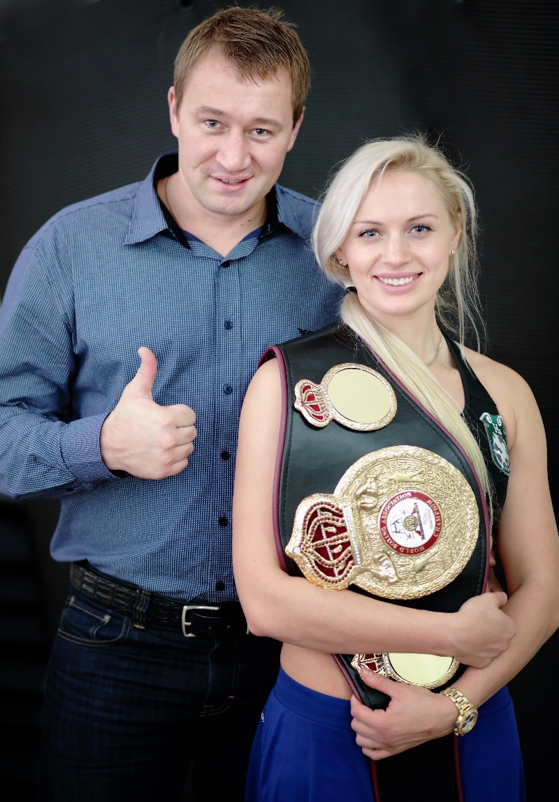 Svetlana Koulakova boxeuse russe avec son mari