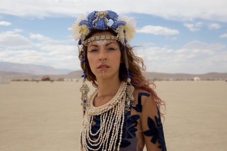 Saida Mouradova Headpiece Burning Man