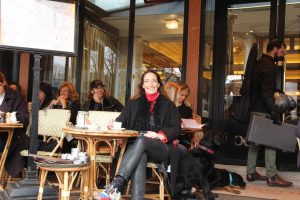 Marie de la Ville Bauge Artist interview cafe paris